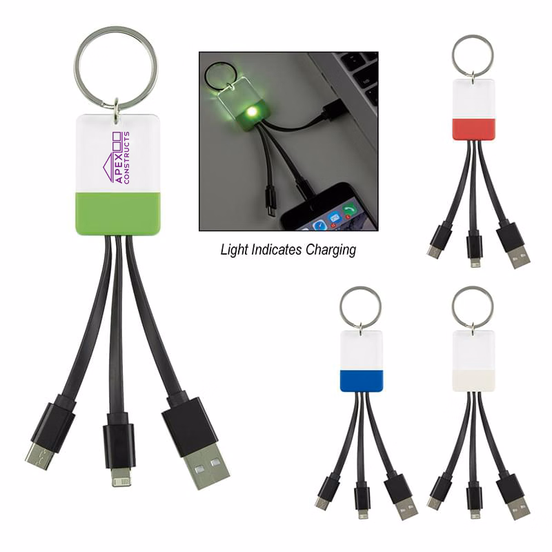 Multi-purpose Mobile Cable with Key Ring