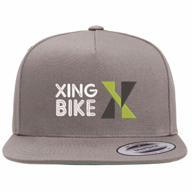 YP Classics 6007 – Five-panel Cotton Twill Snapback with Leatherette Patches or Embroidery