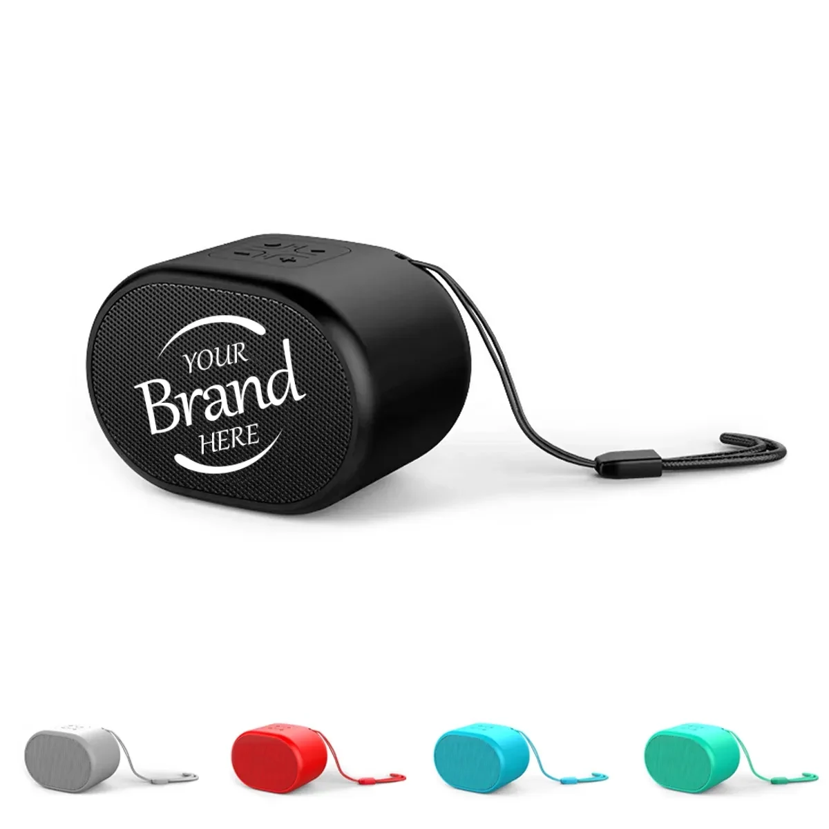 Oval Portable Wireless Speaker With Lanyard 1