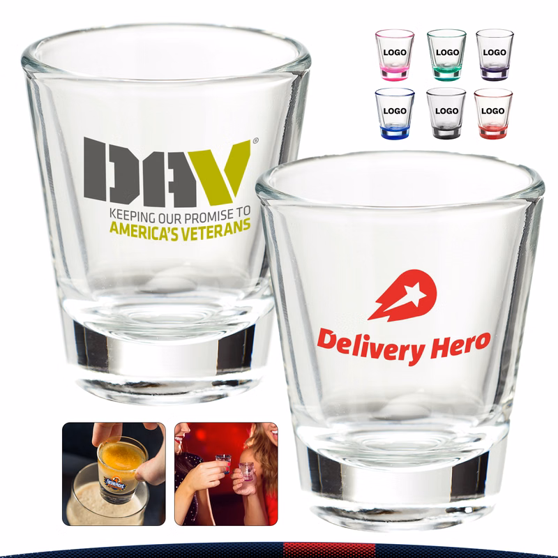 1.75 oz. Blimf Clear Shot Glasses