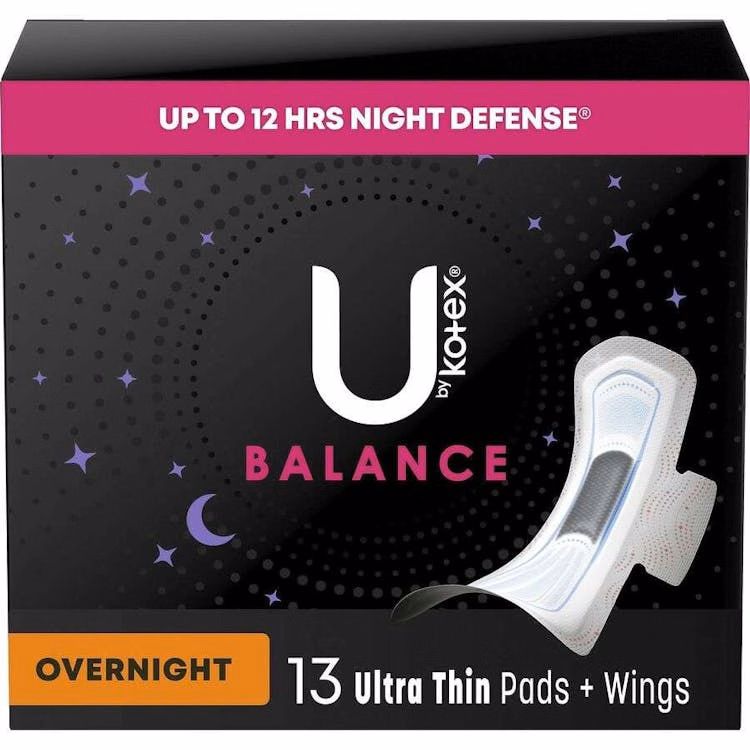 U by Kotex Ultra Thin Overnight Pads