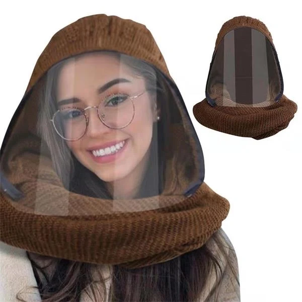 Hat With Scarf And Face Shield Warm Set 1