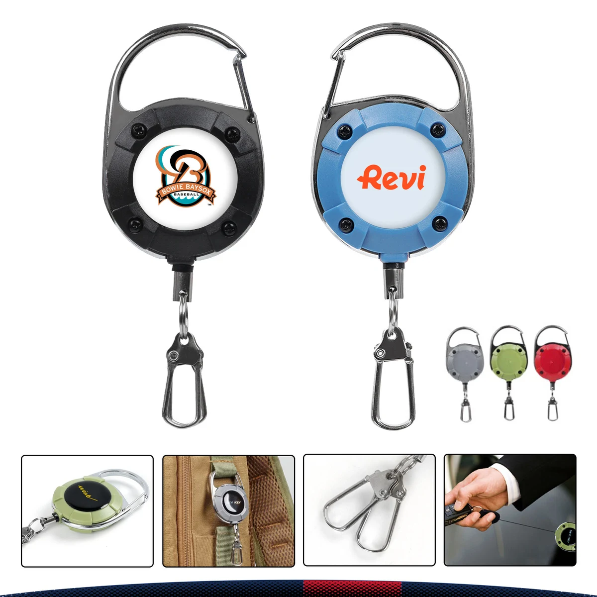 Hawkbrook Interval Locking Retractable Badge Reel 1