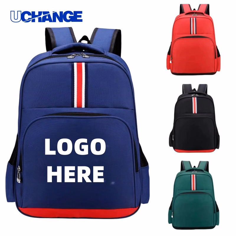 Large Capacity Shoulder Bag Organizer with USB Charging Port and Reflective Detail