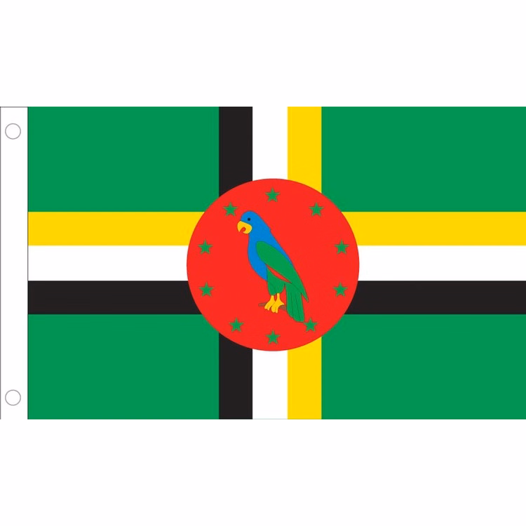 Dominica Flag - 2' x 3' - Nylon