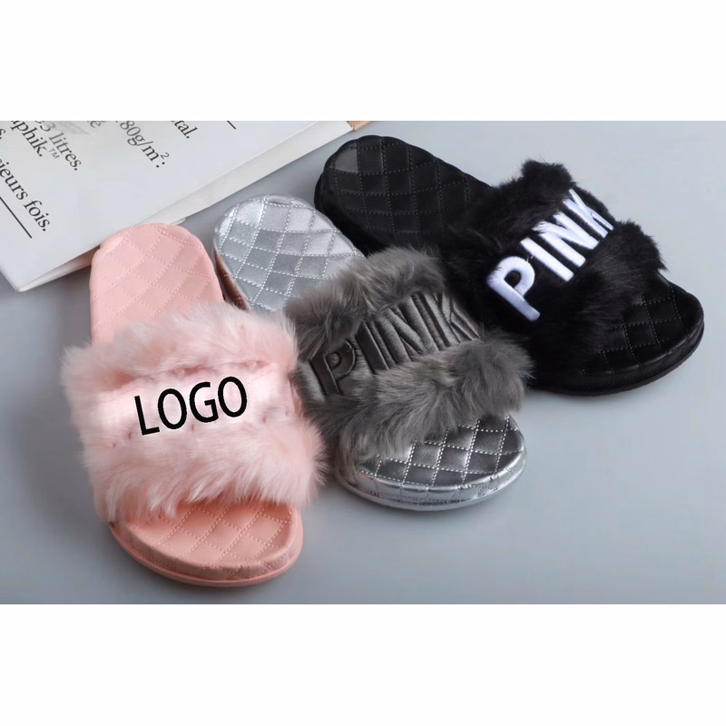Furry Sliders Indoor/Outdoor Slippers For Women