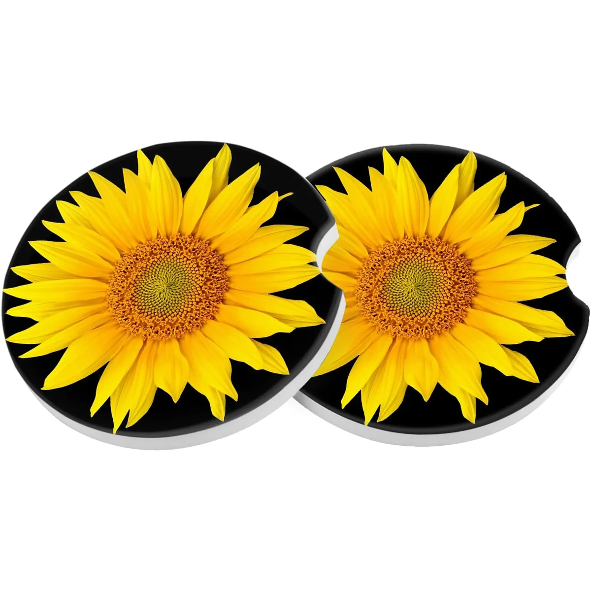 Car Cup Coaster Holder Mat Set Water Absorbent Ceramic 1