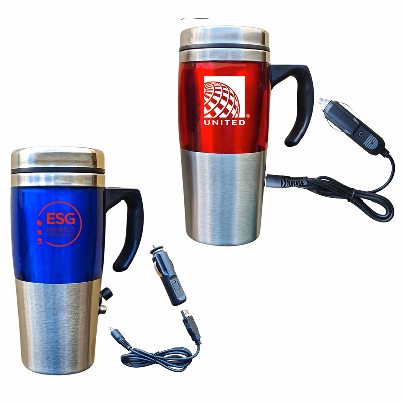 16 Oz Auto Heated Travel Mug