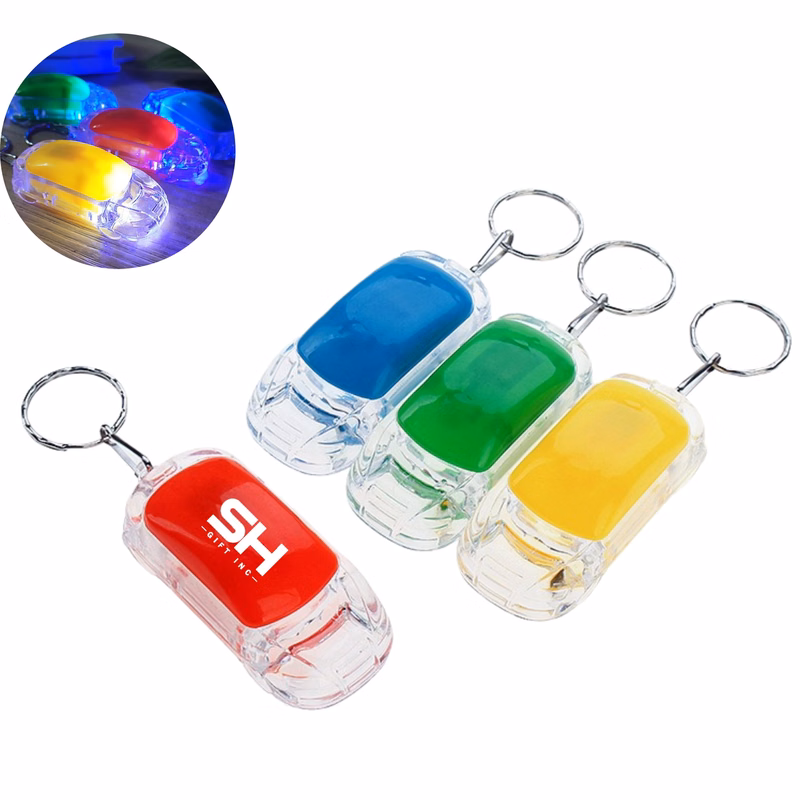 Led Light Car Shape Keychain
