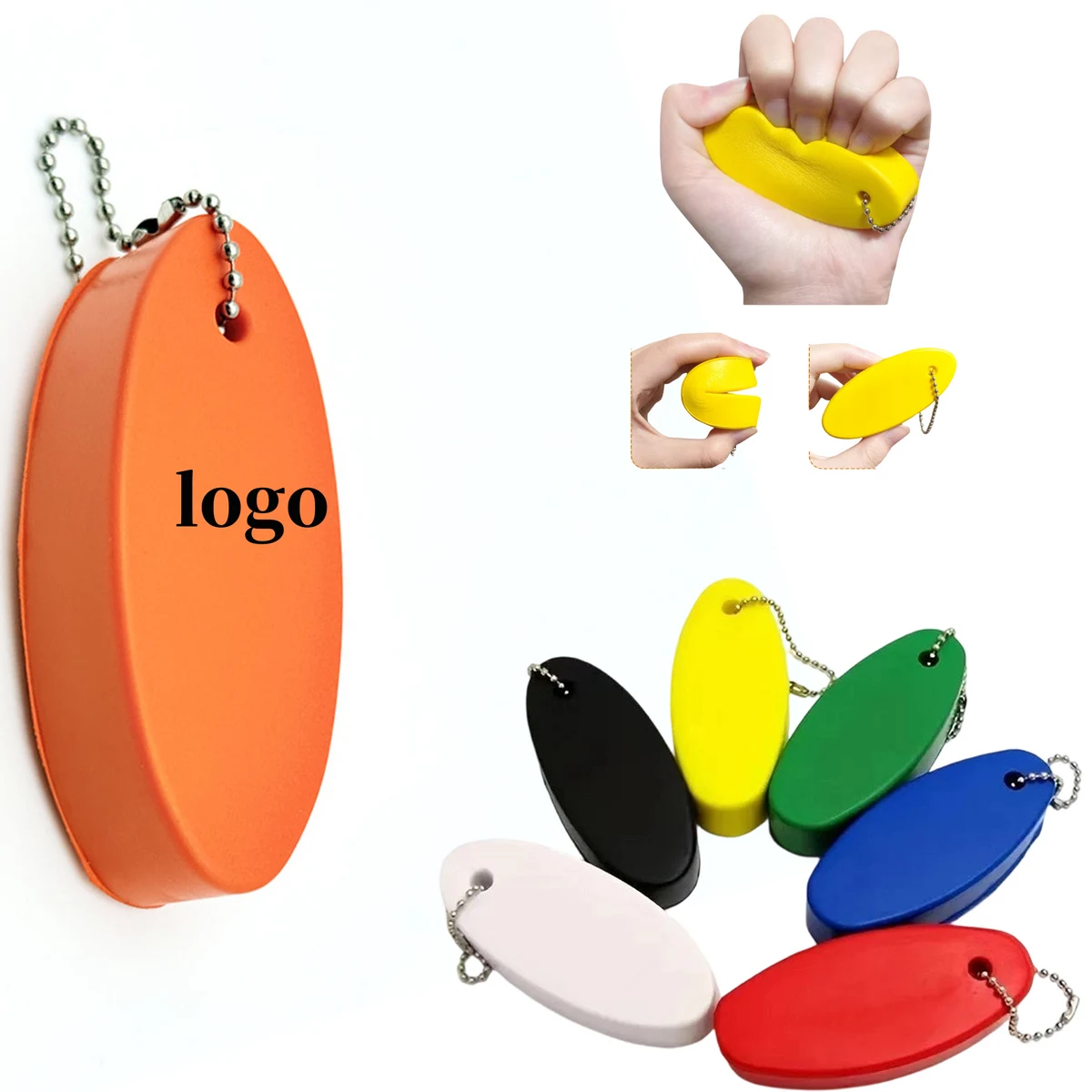 Floating PU Foam Keychain 1