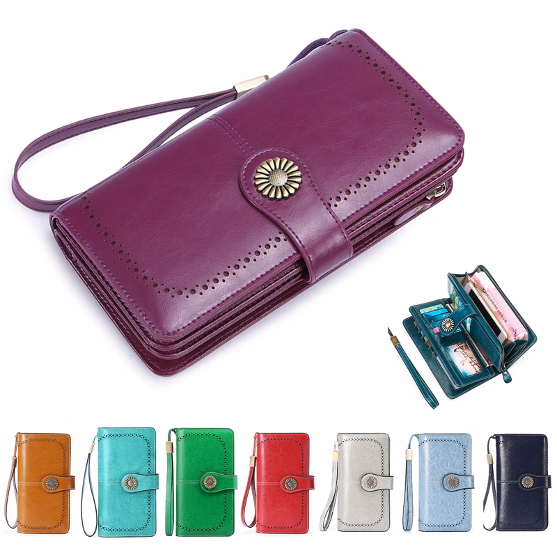 Wallets for Women Genuine Leather