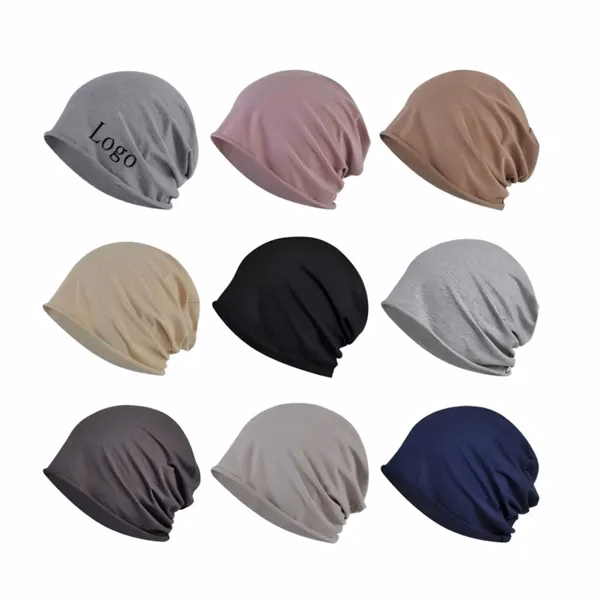 Custom Elastic Slouchy Beanie with Loose Fit — Urban Street Style & Casual Promo