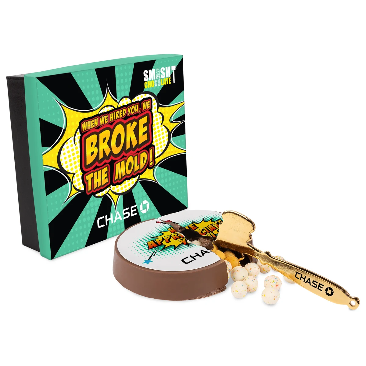Smash Chocolate Cake with Birthday Cake Bites & Color Topper 1