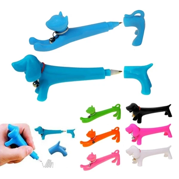 Plastic Pet Ballpoint Pen Dog & Cat 1