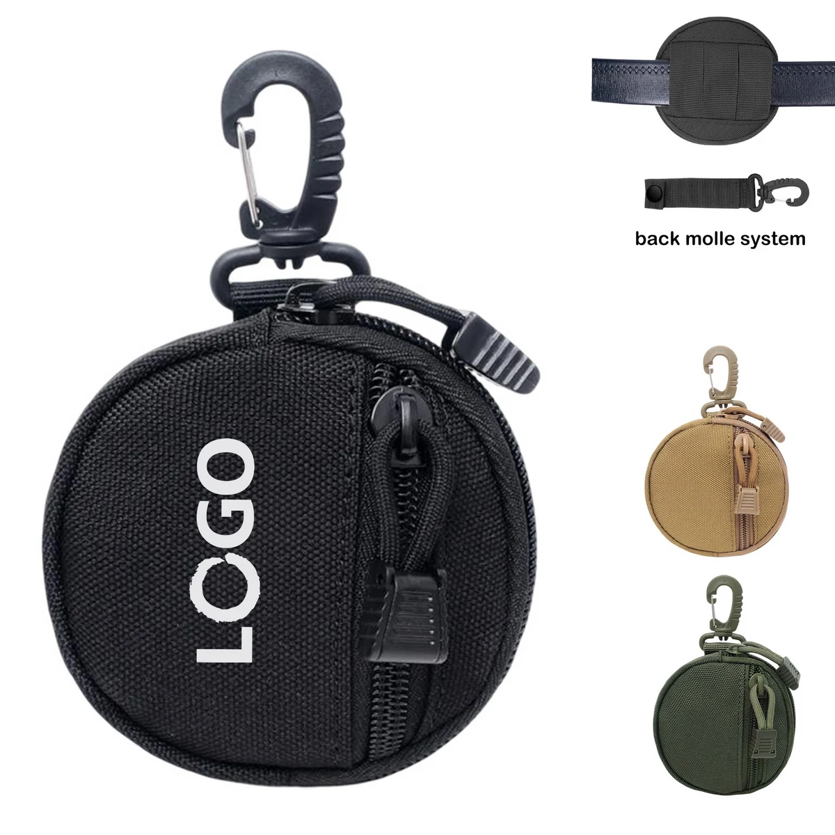 Tactical Round Pouch W/Keychain Hook 1