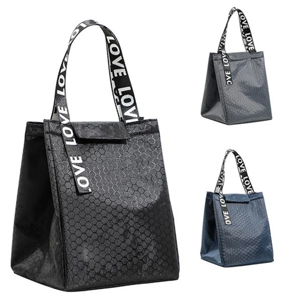 Insulated Lunch Bag Reusable Box For Office Work School 1