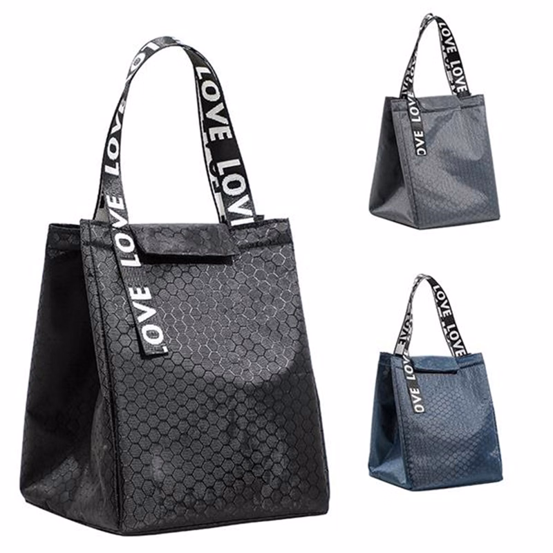 Insulated Lunch Bag Reusable Box For Office Work School
