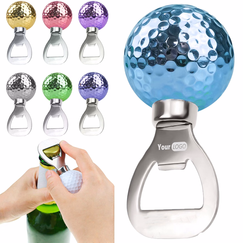 Stainless Steel Customizable Golf Bottle Opener