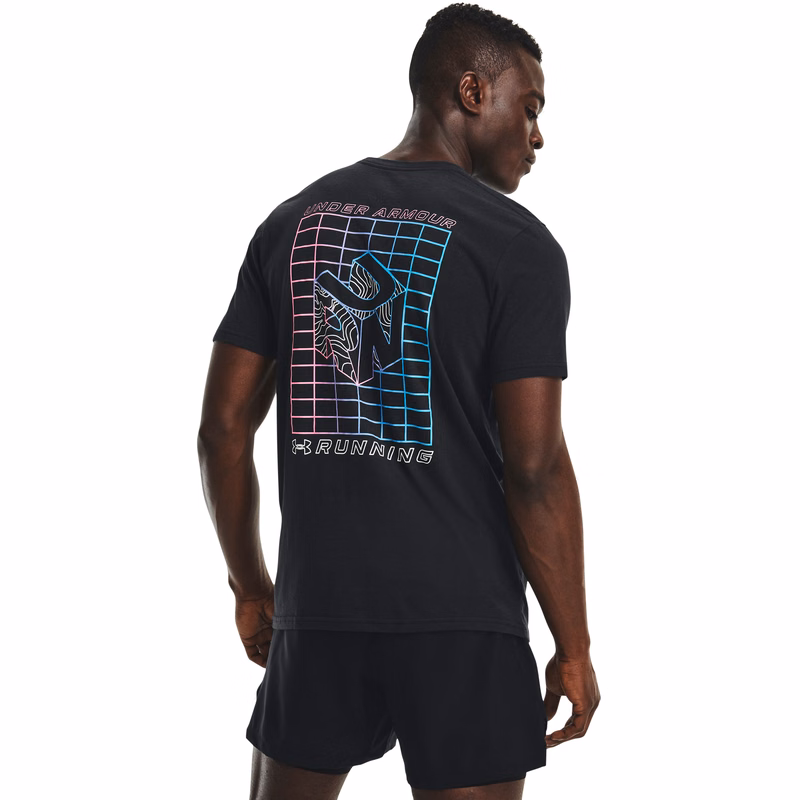 UA Run Gradient Grid Men's Short Sleeve