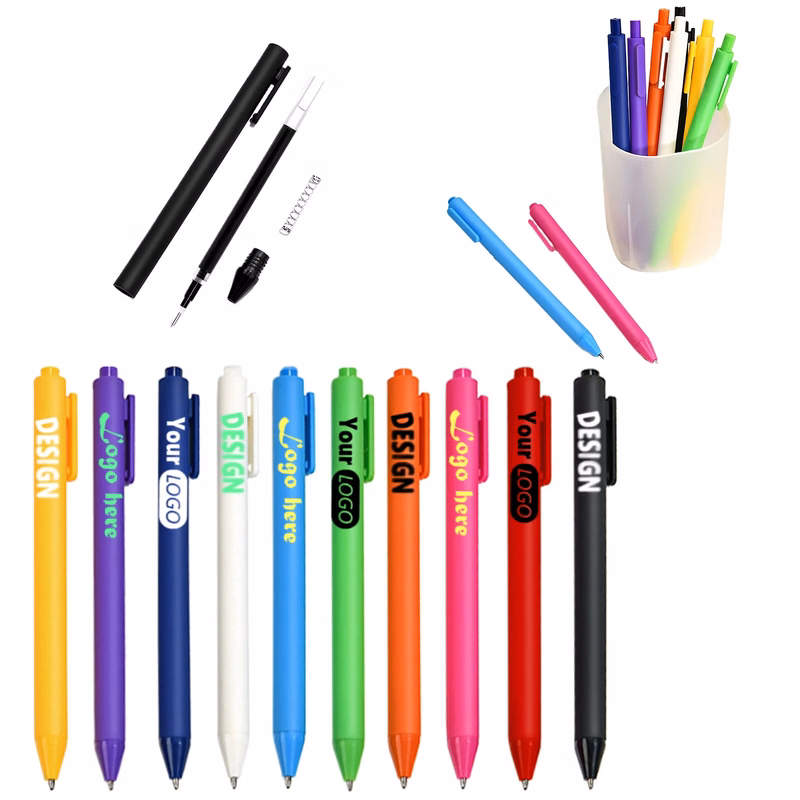 Trendy High-Quality Candy Color Retractable Student Gel Pens