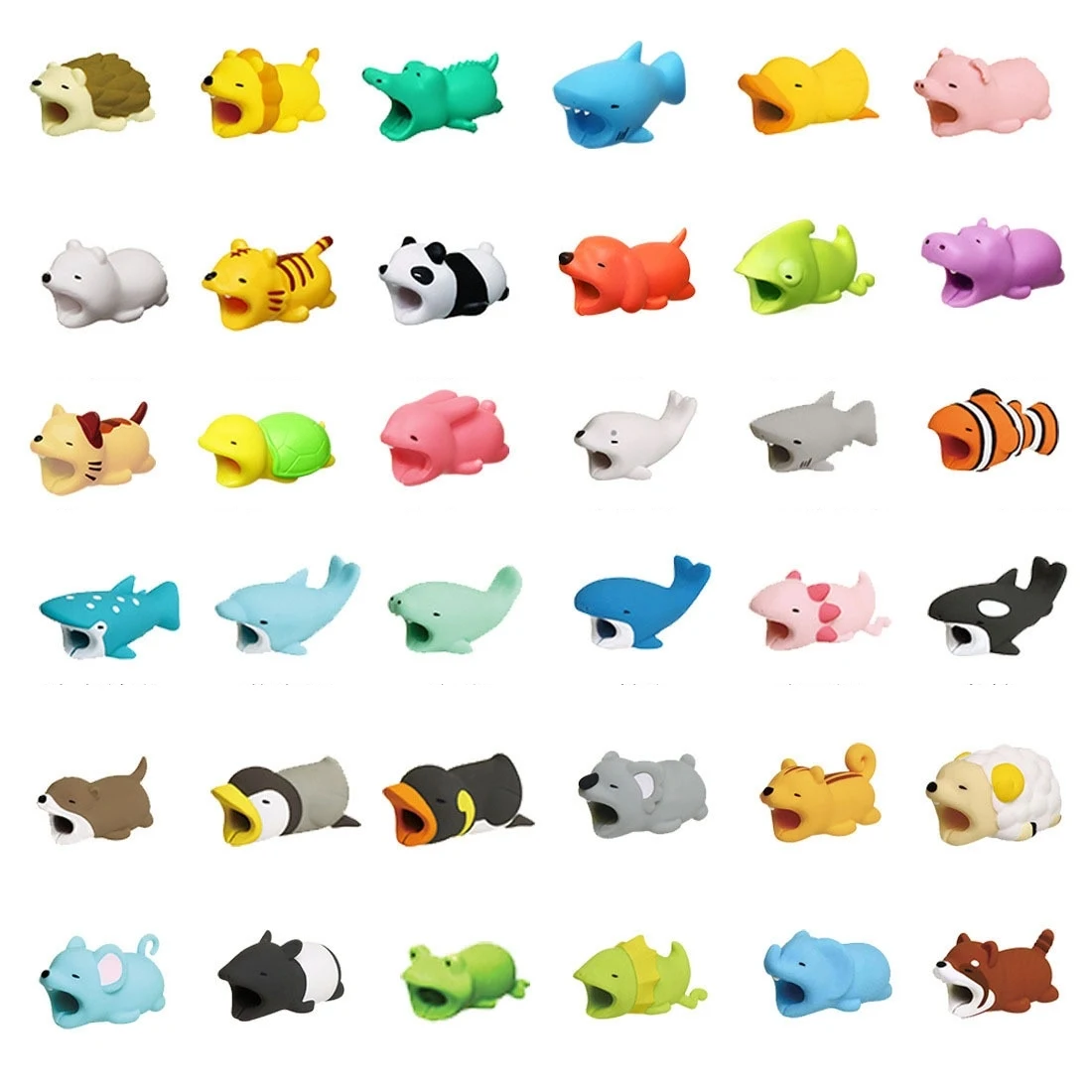Cute Cable Bite Animals Protector For Winder phone Charging 1