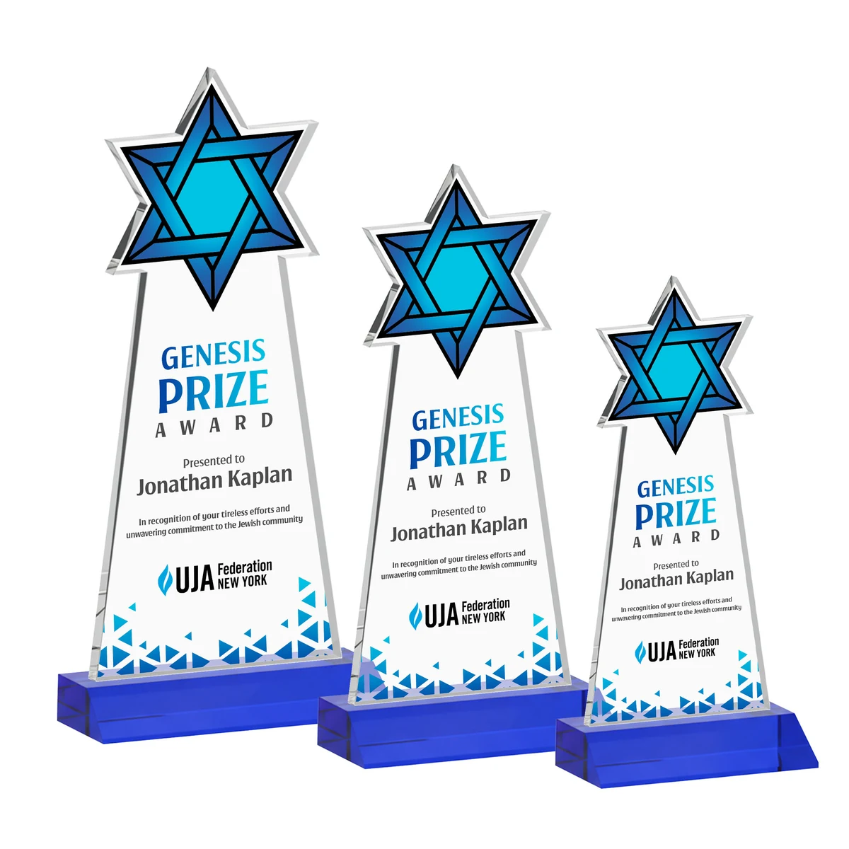 Star of David VividPrint™ Award - Blue 1