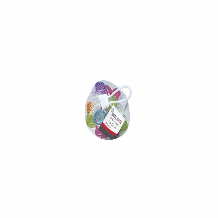 Reusable Ice Cubes - 18 Pieces Assorted Colors