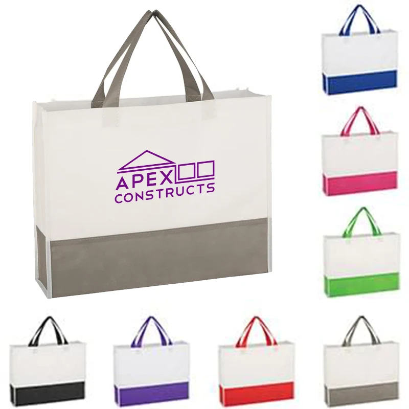 Reusable and Practical Non-woven Prism Tote Bag 1