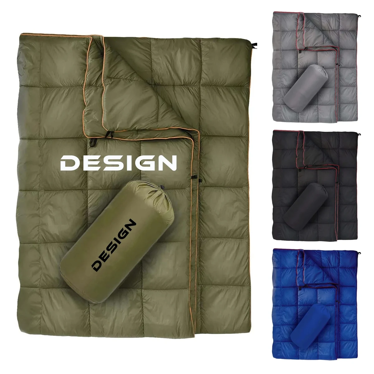 Packable Camping Quilt Down Blanket 1