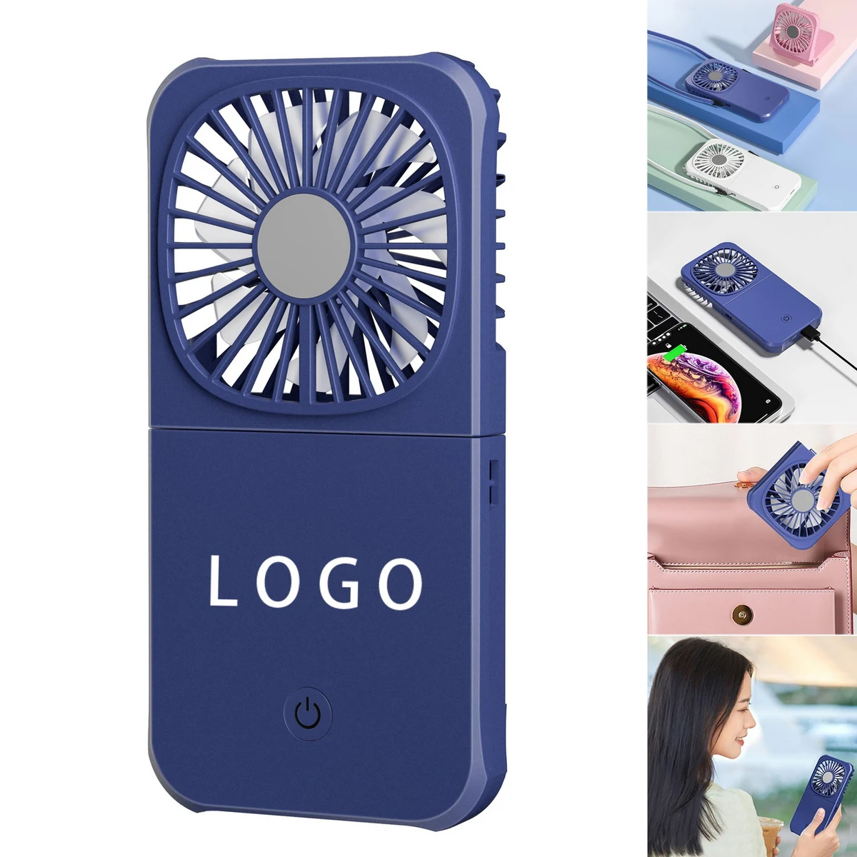 Foldable Mini Portable Fan 3 Speed Adjustable 1