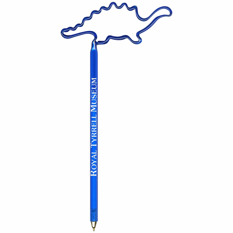 Dinosaur Stegosaurus Inkbend Standard, Bent Pen