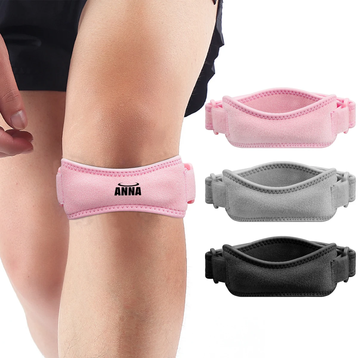 2 Pack Patella Knee Strap 1