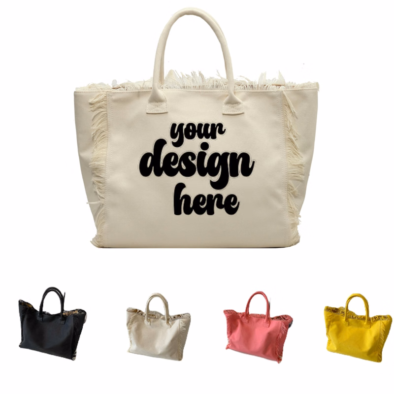 Fringes Canvas Tote