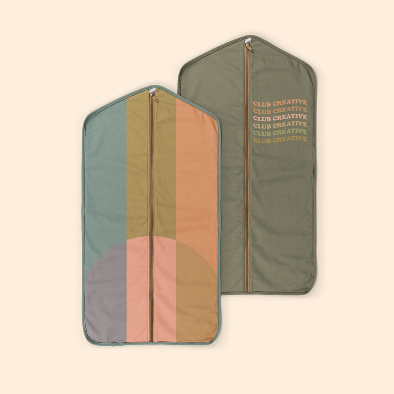 SUGAR BRITCHES YOUTH GARMENT BAG - 4CP PIGMENT DYED CANVAS