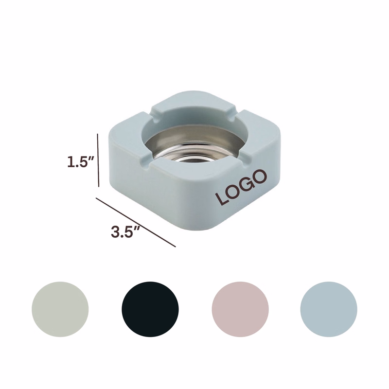 Square Cigarette Ashtray MOQ 50PCS