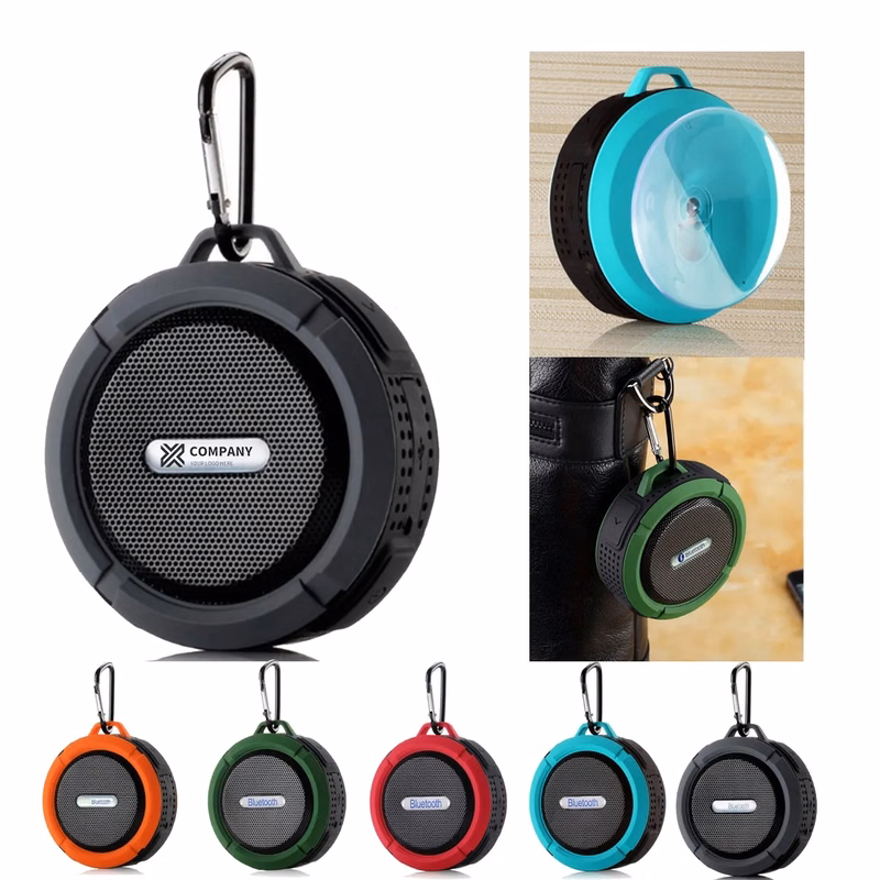 Mini Bluetooth Speaker with Suction Cup for Outdoor Sports.