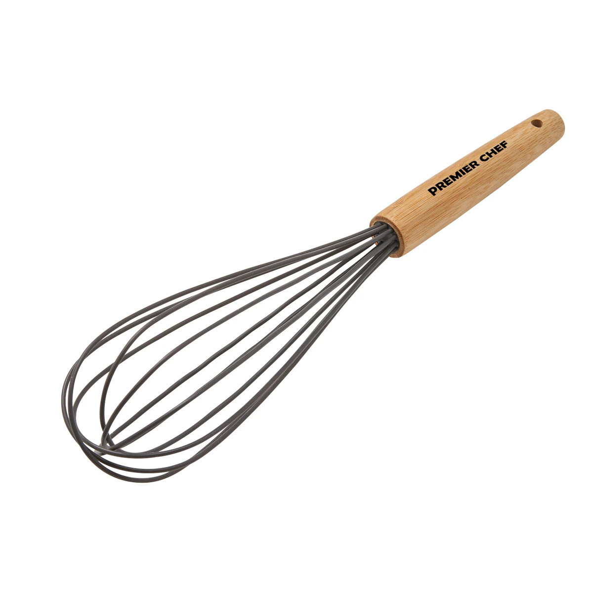 Silicone Whisk w/Bamboo Handle 1