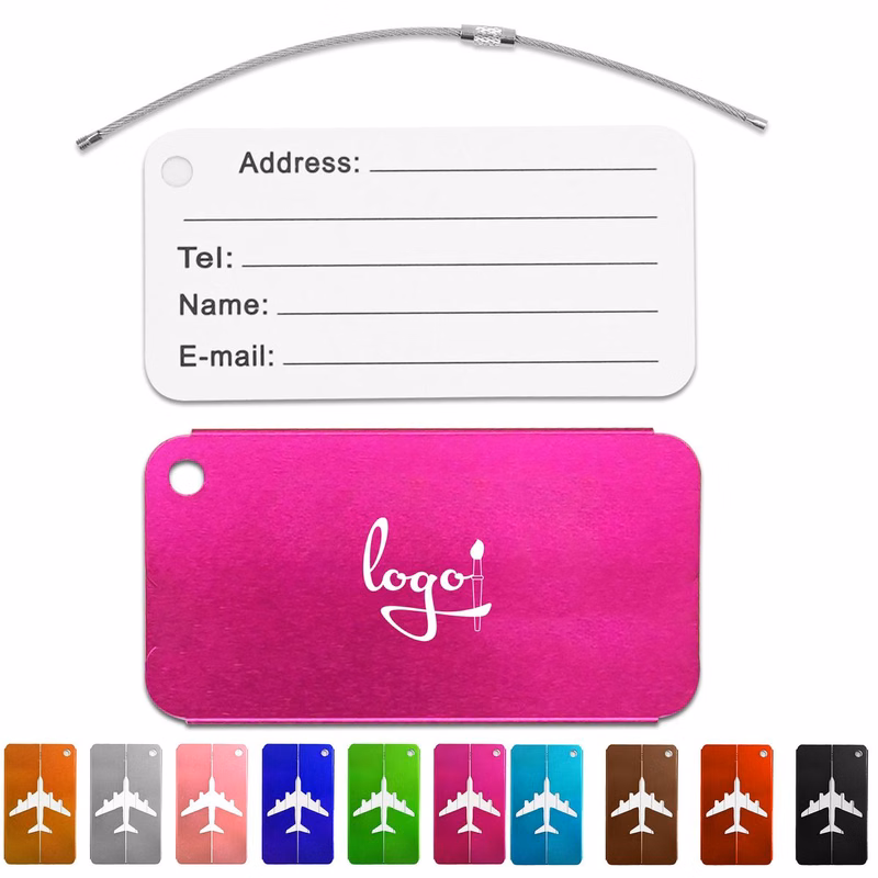Aluminum Alloy Boarding Pass Luggage Tag