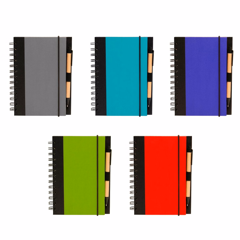 Eco Spiral Notebook with Pen
