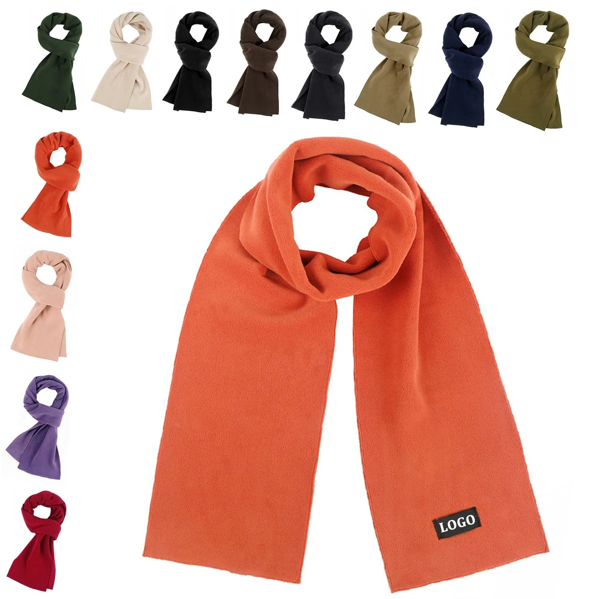 Women Soft Stretch Fleece Scarf 1
