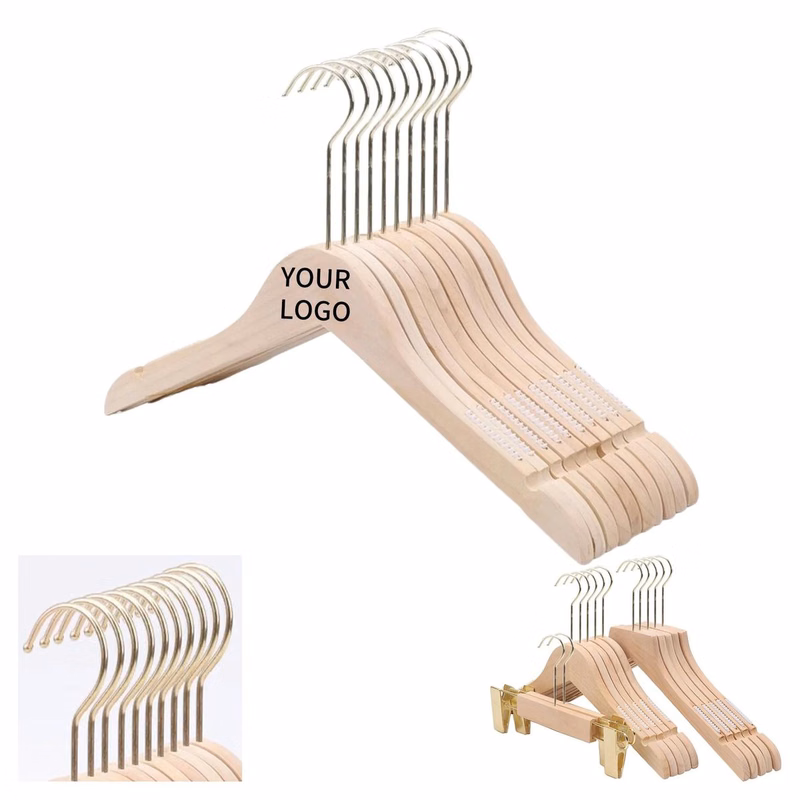 Wooden Polished Suit Clothing Hanger