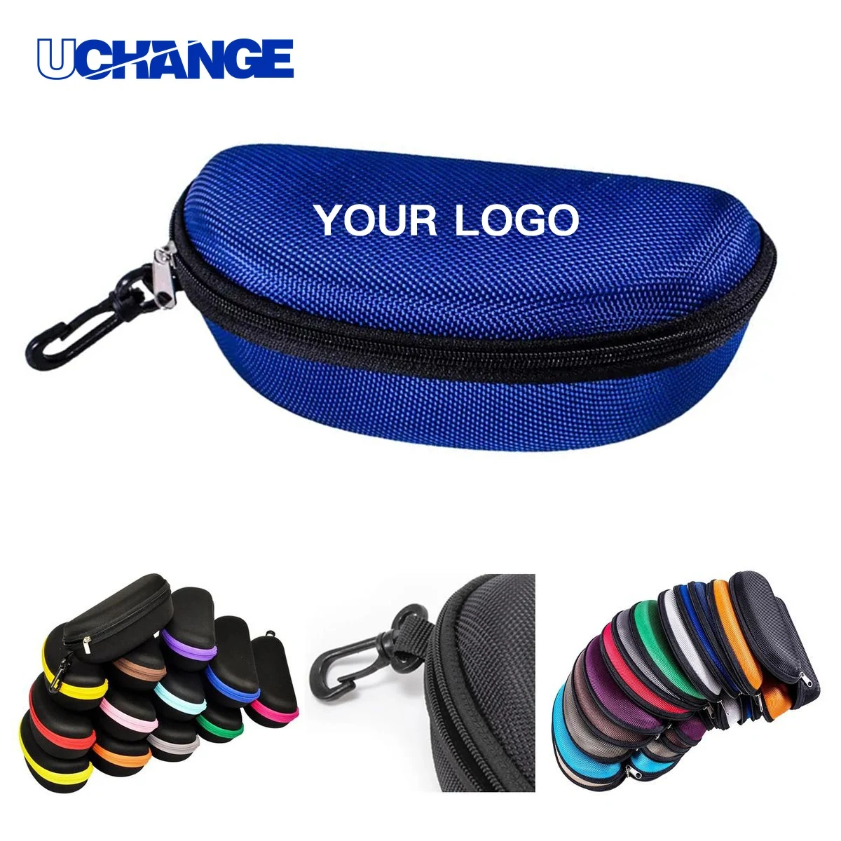 Oxford Sunglasses Case 6.6 Inch with Zipper 1