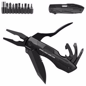 All In One Multi Pliers Knife Tool With Bits Set