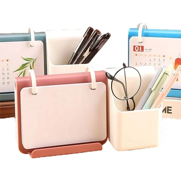 Creative Desk Calendar with Pen Holders Storage 1