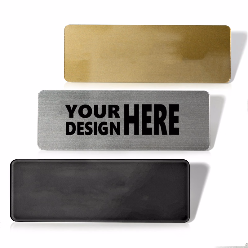Durable Metal Name Badge