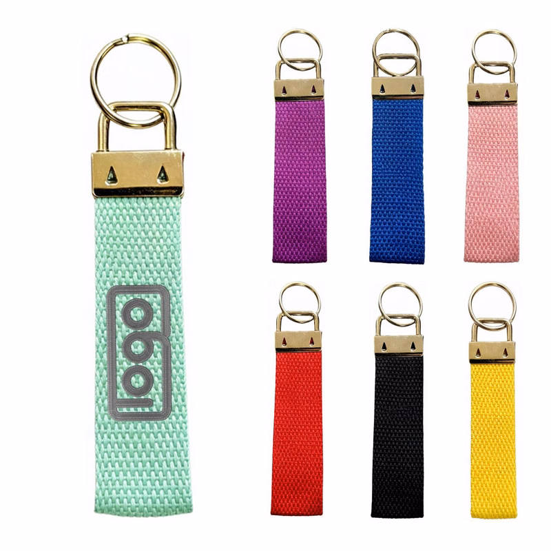 Custom Polyester Wristlet Keychain