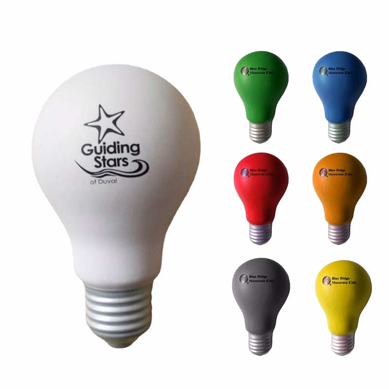 Light Bulb Shape Stress Reliever
