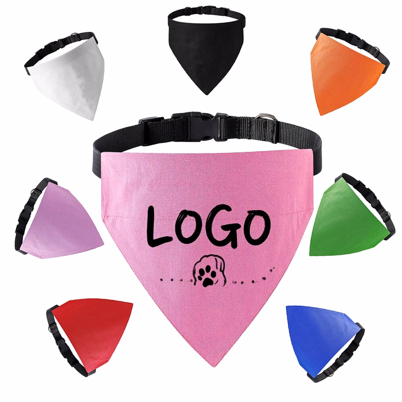 Pure Cotton Adjustable Pet Drool Bandana