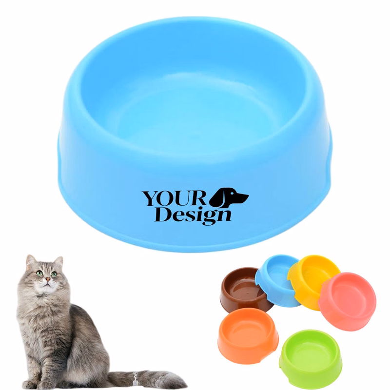 Non-Slip Plastic Single Pet Bowl