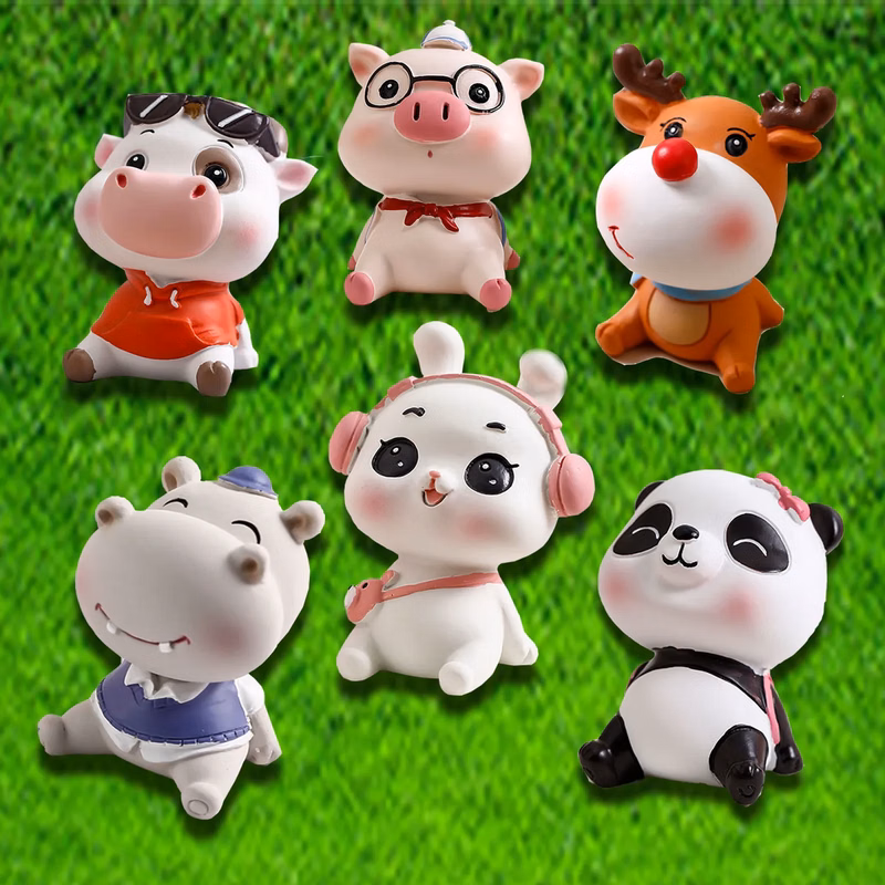 Cute Piggy Toy Car Dashboard Ornaments